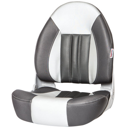 TEMPRESS Tempress 68452 Probax High-Back Orthopedic Boat Seat - Charcoal/Gray/Carbon 68452